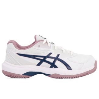 Tênis Asics Gel Game GS Infantil - Clay Saibro - Branco Marinho e Lilás