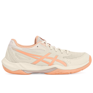 Tênis Asics Gel Rocket 12 Branco e Salmão