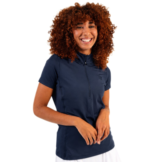 Camiseta Wilson Tour Zip Marinho