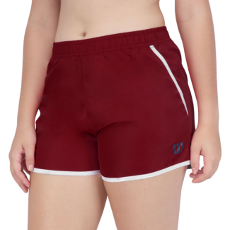 Shorts Wilson Tour 3 Bordô