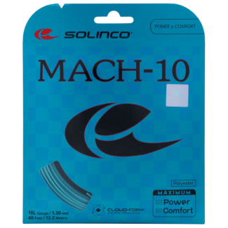 Corda Solinco Mach-10 Azul 16 1.30mm Azul - Set Individual