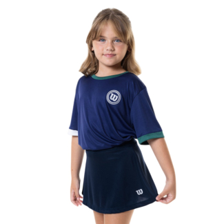 Saia Shorts Infantil Wilson Core 2 Marinho