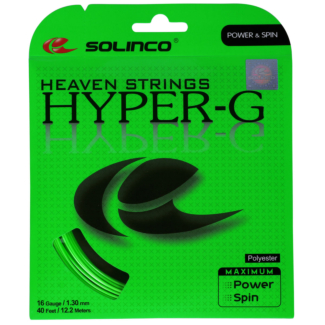 Corda Solinco Hyper G 16 1.30mm Verde - Set Individual