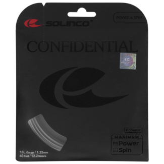 Corda Solinco Confidential 16L 1.25mm Chumbo - Set Individual