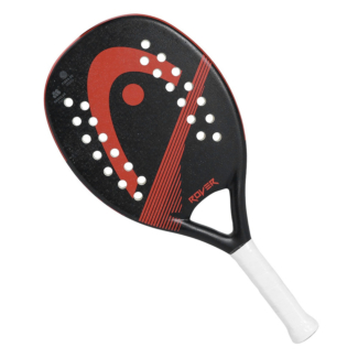 Raquete de Beach Tennis Head Rover Preta e Vermelha