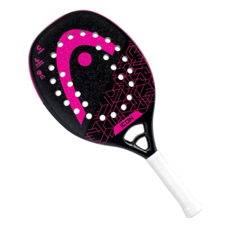 Raquete de Beach Tennis Head Icon Preta e Rosa