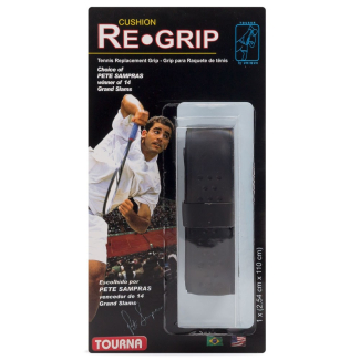 Cushion Grip Unique Regrip Pete Sampras - Preto    