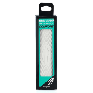 Grip Mormaii Anti Vibração Pro Comfort para Raquetes de Beach e Padel Branco