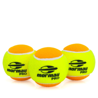 Bola de Beach Tennis Mormaii Pro - Pack com 03 Unidades