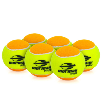 Bola de Beach Tennis Mormaii Pro - Pack com 06 Unidades