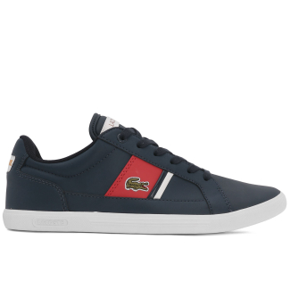 Tênis Lacoste Europa Marinho e Vermelho