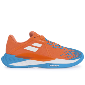 Tênis Babolat Propulse Fury 3 - Clay - Saibro - Laranja e Azul