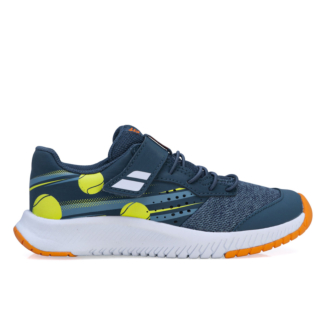 Tênis Babolat Pulsion Kid All Court Infantil Azul e Amarelo