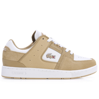 Tênis Lacoste Court Cage Bege e Branco