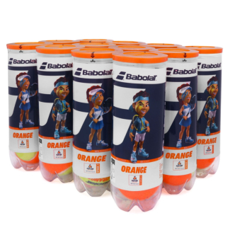 Bola Babolat Orange Tennis Stágio 2 e Beach Tennis Pack Com 12 Tubos 