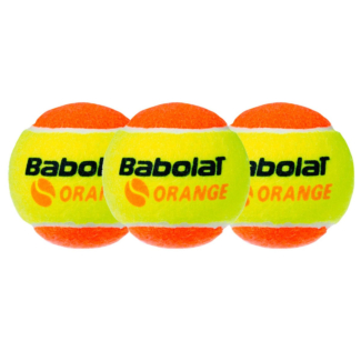 Bola Babolat Orange Tennis Stágio 2 e Beach Tennis - Tubo Com 03 Bolas