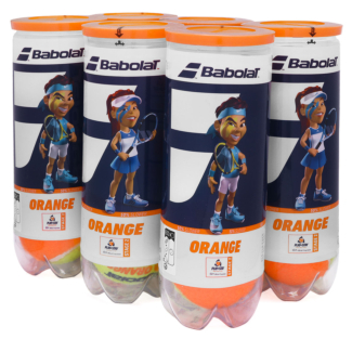 Bola Babolat Orange Tennis Stágio 2 e Beach Tennis Pack Com 06 Tubos 