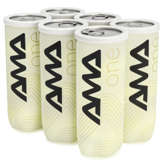 Bola De Tênis Ama Sport One - Pack Com 06 Tubos