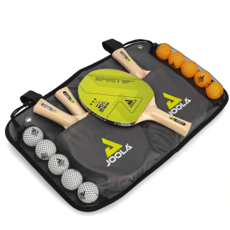 Kit Tênis De Mesa Joola Family Set Maleta Com 4 Raquetes e 10 Bolas