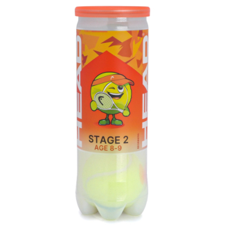 Bola De Tênis Head Stage 2 Laranja - Tubo com 03 Bolas