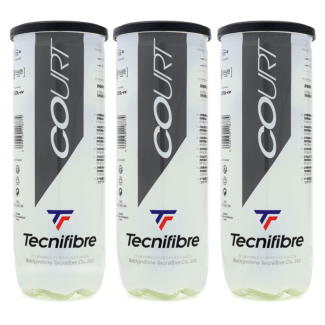 Bola de Tênis Tecnifibre Court Pack com 3 Tubos