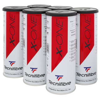 Bola de Tênis Tecnifibre X-One Pack com 06 Latas