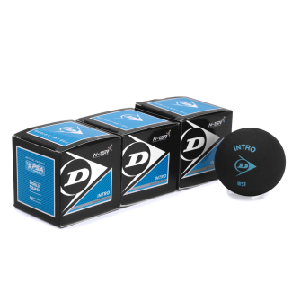 Bola De Squash Dunlop Intro Pack Com 03 Bolas