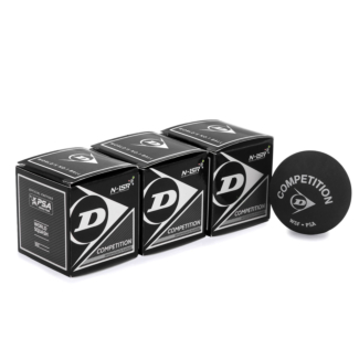 Bola De Squash Dunlop Competition Pack Com 03 Bolas