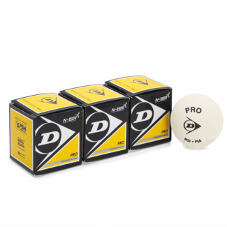 Bola De Squash Dunlop Pro Branca Pack Com 03 Bolas
