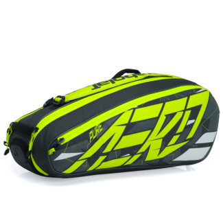 Raqueteira Babolat Pure Aero RH X6 Preta Cinza e Amarela 