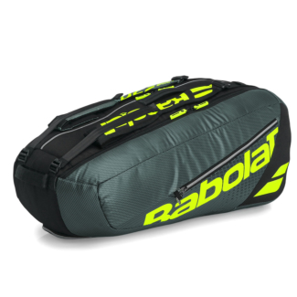 Raqueteira Babolat Pure Aero Rh6 2026 Gen9 Preto e Limão