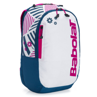 Mochila Babolat Kids Branca Azul e Rosa