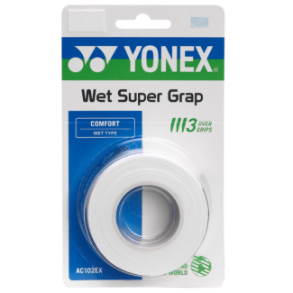 Overgrip Yonex Super Grap Branco com 3 Unidades