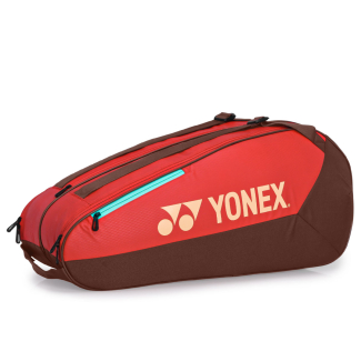 Raqueteira Yonex Team X6 Vermelho e Vinho 2026 