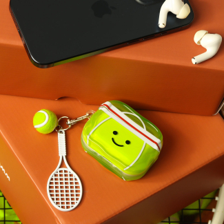 Case Courti Protective Airpods Pro 2 Com Raquetinha e Bolinha
