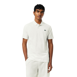 Camisa Polo Lacoste Tennis X Novak Djokovic On Court Branca