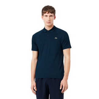 Camisa Polo Lacoste Tennis X Novak Djokovic On Court Marinho