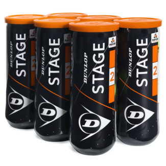 Bola de Beach Tennis Dunlop Stage 2 Laranja - Pack com 06 Tubos