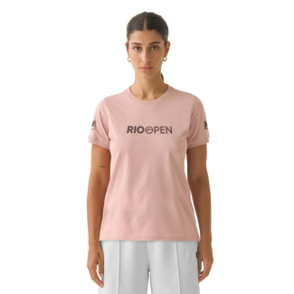Camiseta Fila Rio Open F-Box Rosa