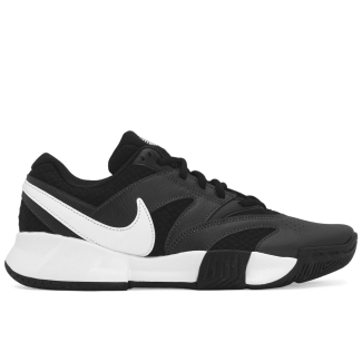 Tênis Nike Court Lite 4 - Quadra Rápida - Preto e Branco