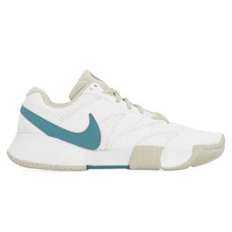 Tênis Nike Court Lite 4 - Quadra Rápida - Branco e Verde