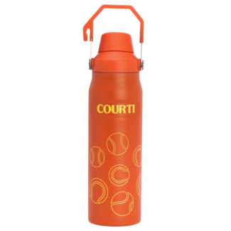 Garrafa Térmica Courti Bolinhas - Laranja