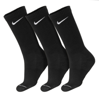 Meia Nike Everyday Elevated - Pack com 03 Pares - Preta