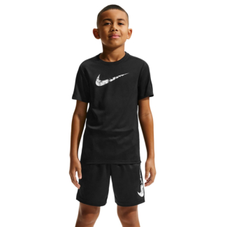 Camiseta Infantil Nike Dri-FIT Trophy 23 Preta