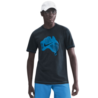 Camiseta Nike Court Australian Open Marinho
