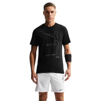 Camiseta Nike Dri-Fit Court French Open Preta