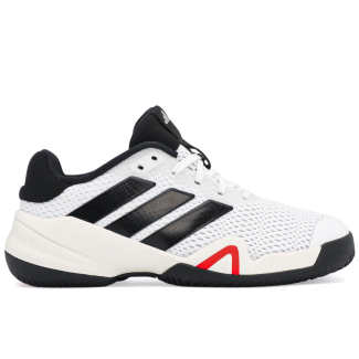 Tênis Adidas Barricade Infantil - All Court Branco e Preto