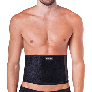Faixa Abdominal Kestal Preta - 30cm X 130cm