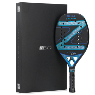 Raquete De Beach Tennis Zeiq Light Black - Leo Branco 3K