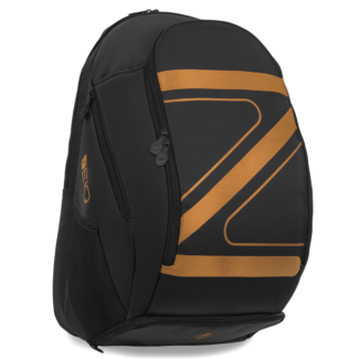 Mochila Zeiq Pro Preta e Dourada